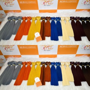 ผมเรกมี่แบบตรงเงางามเป็นพิเศษสำหรับต่อผมแบบเส้นใยสีล้วนคุณภาพสูงราคาโรงงานโดยตรง - Product Image 2