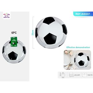 Set di forniture per feste a tema calcio decorazioni per feste di compleanno sportive e stoviglie include piatti di carta e ciotole - Product Image 2