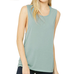 Quick Dry Breathable Women's Jersey Tank <b>Top</b> Front Logo Sleeveless Workout Wear <b>Low</b> Price Wholesale - Product Image 1