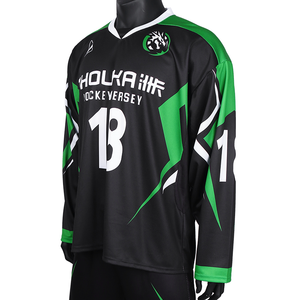 Servicio OEM, Jersey de Hockey sobre Hielo Barato al por Mayor, Jersey de Hockey Personalizado Sublimado y Cosido, Uniforme de Hockey para Jóvenes y Hombres - Product Image 2