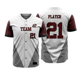 Vêtements de sport à faible MOQ, coupe confortable, uniforme de baseball sur mesure, taille adulte, uniforme de baseball - Product Image 5