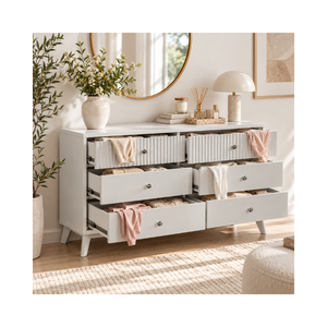 Meubles de chambre à coucher EVEREST Collection, design moderne, garantie 10 ans, bon prix, commode en bois à 6 tiroirs - Product Image 6