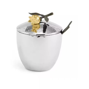 Bol de service en acier inoxydable de qualité supérieure avec cuillère, conçu pour une durabilité et une utilisation longue durée. - Product Image 3