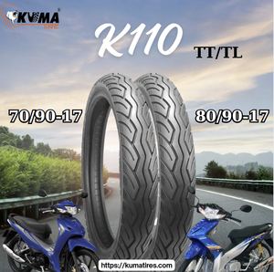 ยางรถจักรยานยนต์ KUMATIRE K110 ขนาด 70 90 17 และ 80 90 17 ทนทาน ใช้งานได้นาน ราคาแข่งขัน เหมาะสำหรับตลาดเอเชีย - Product Image 5