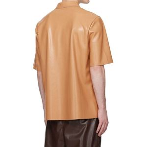 High Quality Leather Men’s <b>Shirts</b> 2026 Custom Design <b>Button</b>-Up Casual Wear Arrival Stylish Outdoor Wholesale OEM Men’s <b>Shirts</b> - Product Image 3