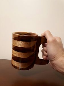 Natural Wooden Coffee Mug Solid Wood Tea Cup Heat Resistant Drinkware for Home Cafe Bar Restaurant At Factory Direct Price - Product Image 4