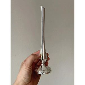 Ensemble de vases de table en aluminium argenté, style côtier moderne, faits à la main, base antidérapante écologique, vase à fleurs décoratif pour la maison - Product Image 2