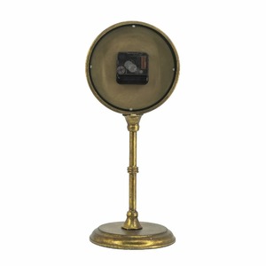 Decorative Gold Finished Analog Mechanical Classic <b>Table</b> <b>Clock</b> Perfect For Bedroom Living Room Study Room And Library Reception - Product Image 2