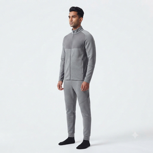 Vêtements de sport légers adaptés à un usage quotidien, ensemble de survêtement pour homme, veste et pantalon décontractés de qualité supérieure, ensemble sportif confortable - Product Image 6
