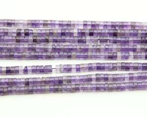 Natural Amethyst Smooth Heishi Tyre Rondelle Beads 2-4MM <b>Wheel</b> Cut Loose Amethyst Gemstone Beads For Jewelry Making Wholesale - Product Image 2