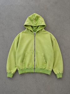 Sudadera con Capucha de Algodón Grueso Personalizada de Fábrica, Estilo Vintage, Lavada, Corte Regular, Ropa Urbana, Forro Polar Transpirable para Invierno - Product Image 1