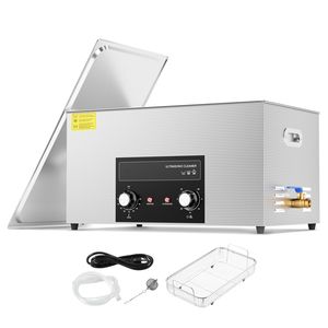 Pulitore a Ultrasuoni Professionale da 22L con Riscaldatore, Timer e Cestello, Macchina Digitale per Cavitazione Sonica da 480W con Alimentazione Elettrica - Product Image 6