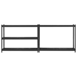 Scaffali di Stoccaggio a 5 Ripiani per Carichi Pesanti da 2500 Libbre, 45,7 cm P x 122 cm L x 182,9 cm H, Scaffalatura Industriale in Metallo Regolabile per Garage - Product Image 6