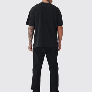 Camiseta de Hombre 100% Algodón, 220 Gramos, Diseño de Logotipo Personalizado, Corte Holgado, Secado Rápido, Manga Corta - Product Image 3