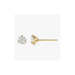 Boucles d'oreilles clous en diamant de laboratoire en gros, monture Martini en or 14K, pureté E F VS, 0,50 à 1,50 CTW - Product Image 2