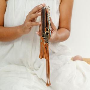 Pochette en cuir à fleurs rouges pour femmes, bracelet usiné à la main, sculpture, fermeture à glissière antivol en polyester, Offre Spéciale - Product Image 3