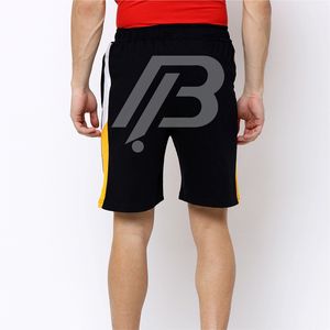 Pantalones cortos deportivos de moda para hombre, de tela gruesa, de secado rápido, que absorben la humedad, de color sólido, en oferta. - Product Image 5
