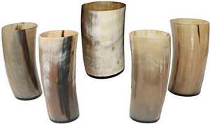 Taza de Beber de Cuerno de Búfalo Hecha a Mano, Ecológica y de Alta Calidad, con Borde de Latón, Estilo Moderno, Precio Bajo, para Decoración del Hogar - Product Image 3