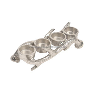 Portavelas de Aluminio Clásico Hecho a Mano, Duradero, para Decoración de Navidad, Hogar, Bodas y Fiestas - Product Image 5