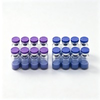 WV Blue Copper Tripeptide 1 Bubuk Kemurnian 99%-99.9% Bahan Baku Kosmetik Laboratorium Kelas Kemurnian Tinggi (CAS 89030955) C14H21CuN6O6
