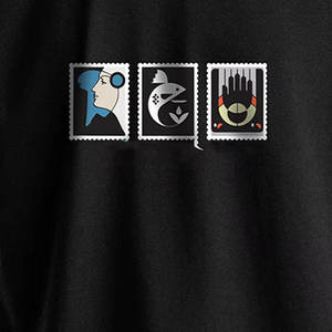 T-shirt surdimensionné noir personnalisé pour homme avec impression sérigraphiée, manches courtes, col rond, style streetwear, 100 % coton. - Product Image 5