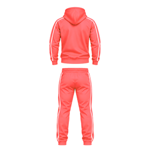 Conjunto Deportivo de Dos Piezas para Mujer, Chaqueta con Capucha y Cremallera, Pantalones Deportivos con Cintura Elástica, Ropa Deportiva para Entrenamiento - Product Image 2