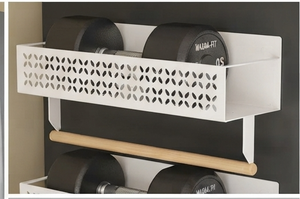 Estante para Especias de Hierro Blanco de 4 Niveles, Organizador de Almacenamiento, Diseño Rectangular Resistente con Corte Láser, para Estantes de Despensa y Usos Multipropósito - Product Image 3