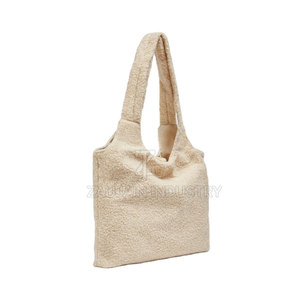 Fleece <b>Bag</b> Premium Quality Soft Tote Spacious Storage Comfortable Shoulder Design Shopping Travel Everyday <b>Bag</b> - Product Image 5