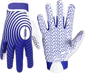 ถุงมือรับบอลอเมริกันฟุตบอล Pro Grip คุณภาพสูง ฝ่ามือเหนียวแน่น สีและโลโก้ปรับแต่งได้ น้ำหนักเบา - Product Image 1