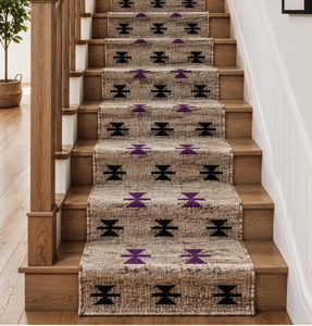 Natural Jute Stair <b>Runner</b> <b>Rug</b> Handmade Boho Farmhouse Woven Hallway Stair Carpet Entryway Floor <b>Runner</b> Custom Size - Product Image 1