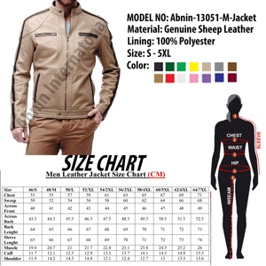 Veste en cuir d'hiver légère pour hommes avec col montant Décoration de poche personnalisable Conception à capuche confortable Fabriqué au Pakistan - Product Image 6
