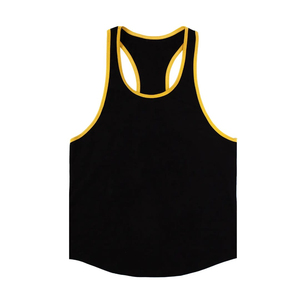 Débardeur sans manches en tricot pour homme, col montant, couleur unie, style décontracté, 100 % polyester respirant, ODM - Product Image 2