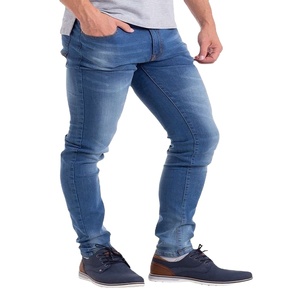 Denim en coton de qualité supérieure, respirant, lavé, anti-boulochage, décontracté, faible MOQ, couleurs personnalisées à prix de gros - Product Image 3