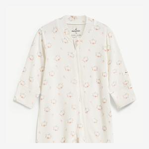 Mameluco ajustado de modal y elastano con estampado de oso, manga larga y broches para bebé recién nacido unisex, ODM Vietnam - Product Image 3