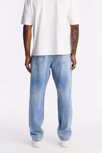 New Arrival <b>Top</b> Quality Men's Jeans Wholesale Vintage <b>Distressed</b> Jeans High Street Straight Wide Leg Pants for Men - Product Image 2