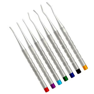 Juego de 7 elevadores luxadores dentales profesionales de acero inoxidable para instrumentos médicos - Product Image 6
