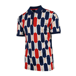 2026 Top Sale Men's <b>Classic</b> Fit Athletic for Shirt Breathable Printed Knitted Fabric Custom Logo Anti-Wrinkle OEM Customizable - Product Image 2