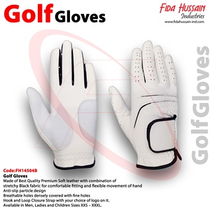 Guantes de entretenimiento de cuero suave Premium de calidad duradera Tela elástica transpirable Guantes de golf de ajuste cómodo Deportivos - Product Image 6