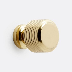 Stylish Gold Finish Solid Brass Cabinet & Wardrobe <b>Knobs</b> Modern Design High Quality Antirust Eco-Friendly Durable - Product Image 4