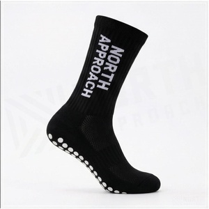 <b>Black</b> Crew Athletic <b>Socks</b> Breathable Knitted for Basketball Adults Summer Season - Product Image 3