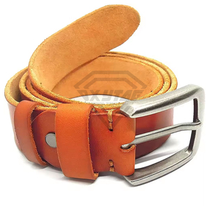 Fabricante de Cinturones de Cuero Genuino Personalizados al por Mayor, Cinturón de Cuero Vacuno Vintage Casual para Hombre, Correa de Cintura de Alta Calidad con Hebilla de Pin, Cinturones para Jeans - Product Image 5