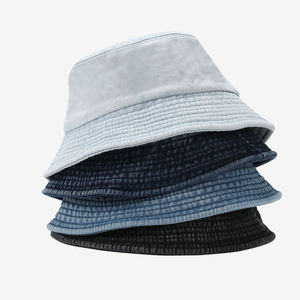 Wholesale <b>Summer</b> Bucket Hats Custom Logo Blank Outdoor Beach Travel Street Fashion Unisex <b>Caps</b> - Product Image 1
