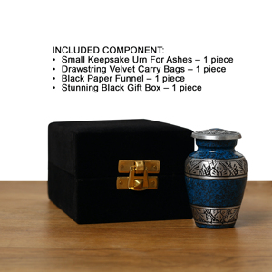 Urne funéraire miniature artisanale personnalisée, imprimée en émail, écologique, durable, décorative, souvenir pour cendres d'animaux, cercueil américain - Product Image 3