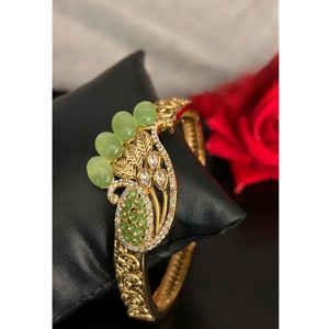 Luxury Premium Quality Trendy Brass Gold Plated Single Openable Adjustable <b>Bangles</b> for Women & Girls for Wedding Collection - Product Image 1