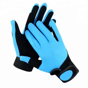 Hot Selling Genuine Leather Horse Riding Gloves Multicolor Soft and Comfortable Equestrian Gloves Riding Gloves For Sale - Product Image 5