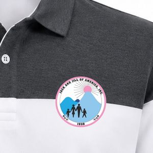 Polo de Manga Corta con Bloques de Color Gris Carbón y Blanco a Rayas, Cuello con Botones, Ropa Deportiva Casual de Golf, Uniforme de Equipo - Product Image 4