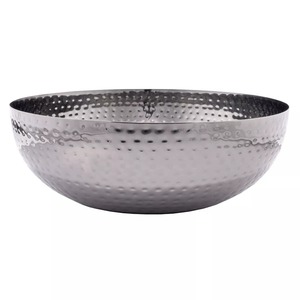 Vase de table moderne fait main, éco-responsable, très demandé, en aluminium noir, résistant à l'eau, bol décoratif - Product Image 3