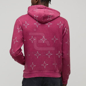 Custom Made Design High Quality Basics <b>Pullover</b> <b>Men</b> Rhinestone Hoodies Solid Color Plus Size <b>Men</b> Rhinestone Hoodies - Product Image 3