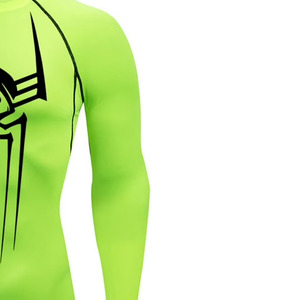 Camiseta de Compresión de Manga Larga para Hombre, Cuello Redondo, Secado Rápido, Ajuste Delgado, Deportiva, Tejido de Spandex, Transpirable y Ecológica - Product Image 2