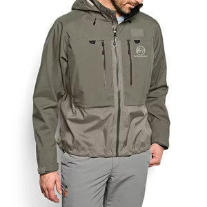 Dernière conception, vente en gros, veste de pêche pour hommes à manches longues, logo personnalisé, veste d'hiver pour hommes pour la pêche, service OEM - Product Image 3
